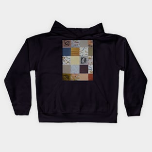 Patchwork abstract 1 Kids Hoodie